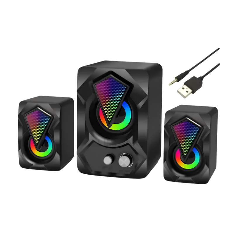 Parlante para PC con Luz E-1306 YSD
