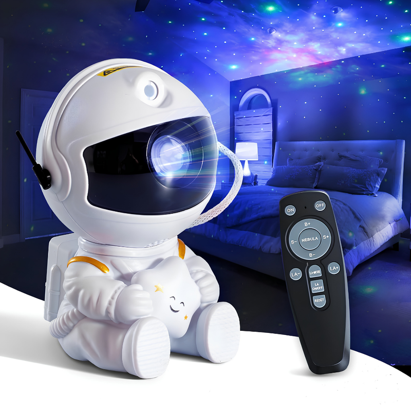 Proyector Astronauta Luces Galaxia Chico