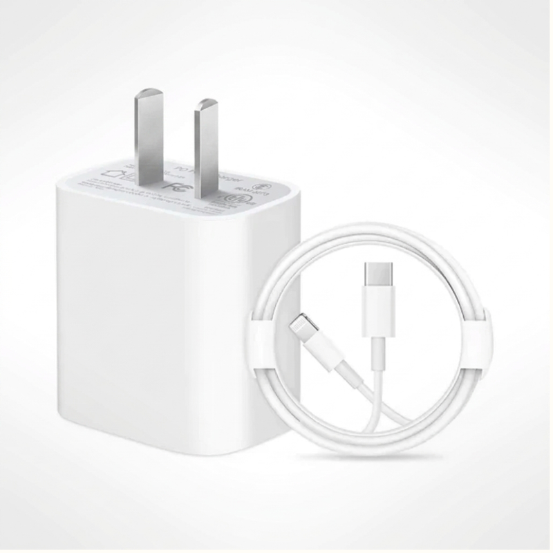 Cargador Rápido USB a Lightning 20W iPhone