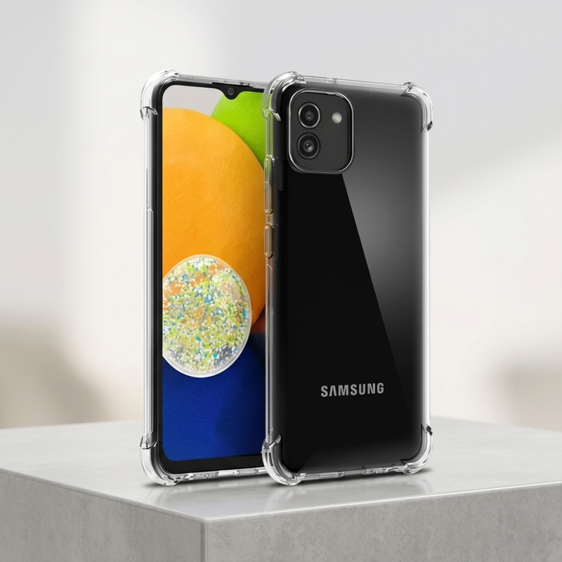 Funda Transparente Antishock Samsung A03