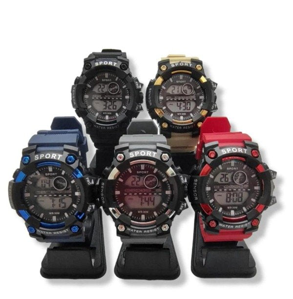 Reloj Deportivo Sumergible Multifunción Alta Resistencia