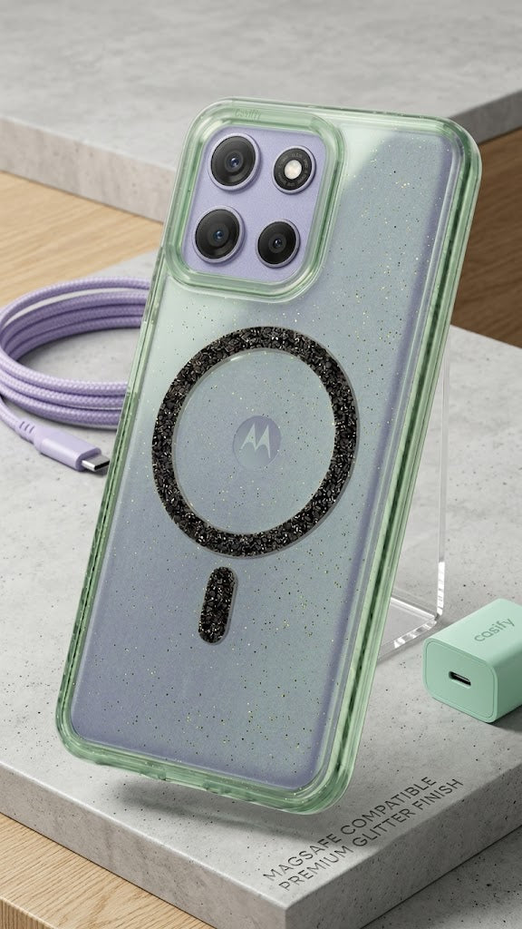 Fundas Magsafe Con Brillo Motorola G86