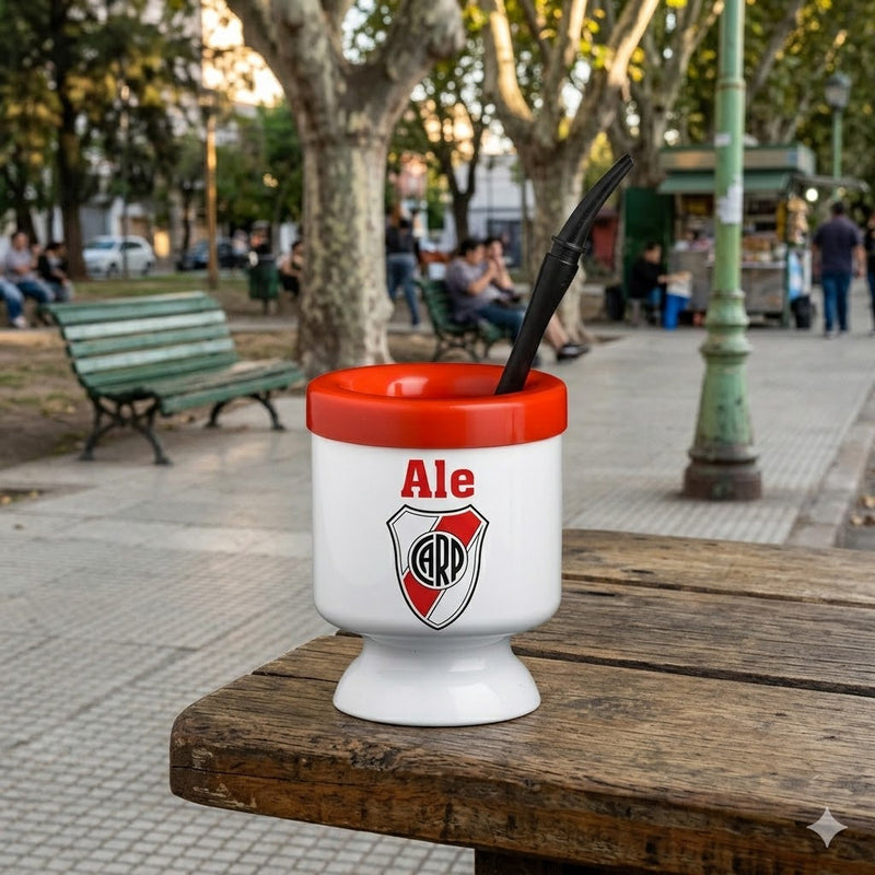 Mate con Accesorio Personalizado de Polímero