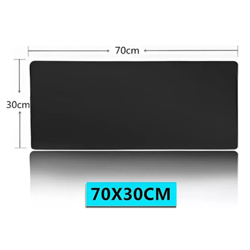 Mousepad Gamer XL Negro Base Antideslizante