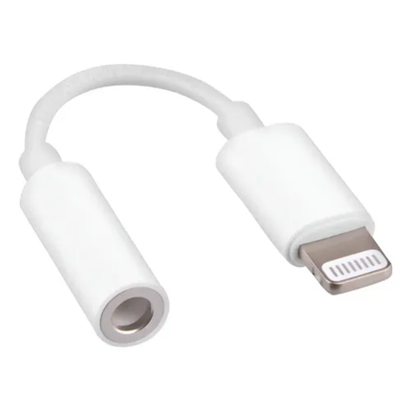 Adaptador Lightning a Jack 3.5mm Audio iPhone