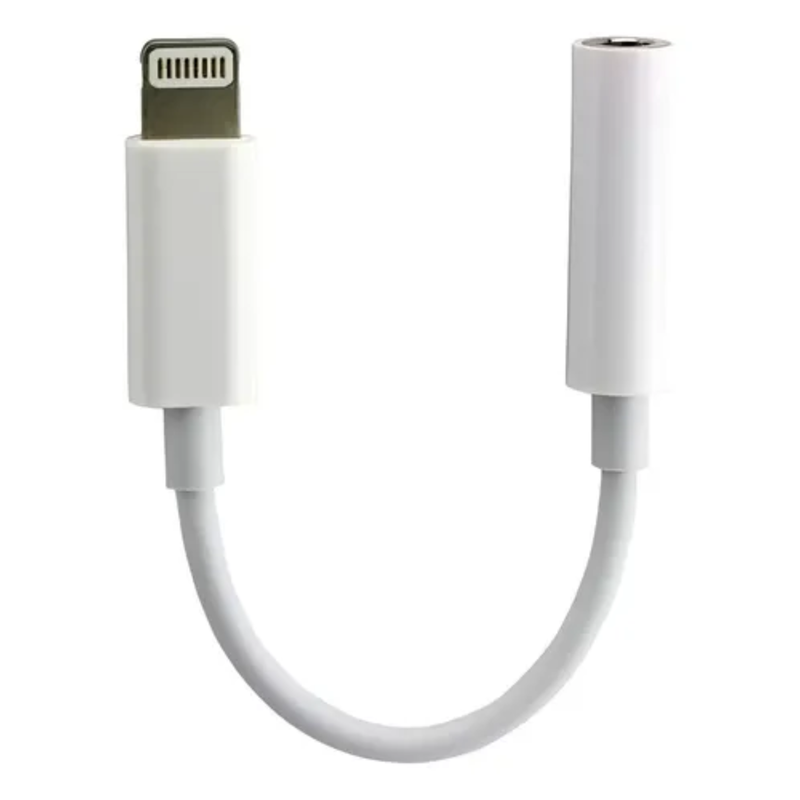 Adaptador Lightning a Jack 3.5mm Audio iPhone