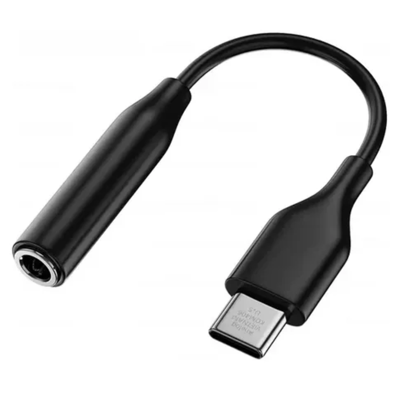 Adaptador Tipo C a Jack 3.5mm Audio