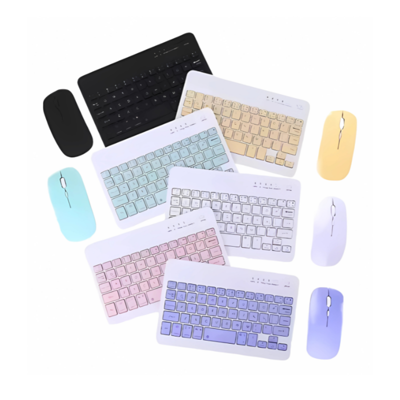 Teclado + Mouse Inalámbrico De Colores