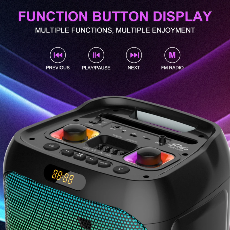 Parlante Bluetooth Seisa ZQS10208
