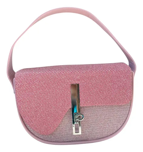 Cartera de Mano Rosa Elegante – Compacta y Moderna