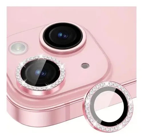 Protector para Cámara con Acabado Brillante y Vidrio Templado Premium Iphone 15 plus
