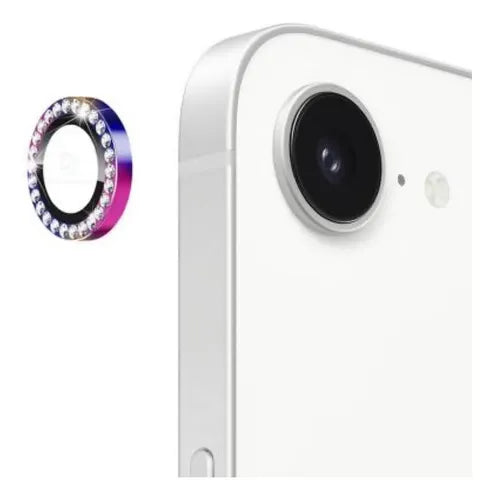 Protector para Cámara con Acabado Brillante y Vidrio Templado Premium Iphone 16e