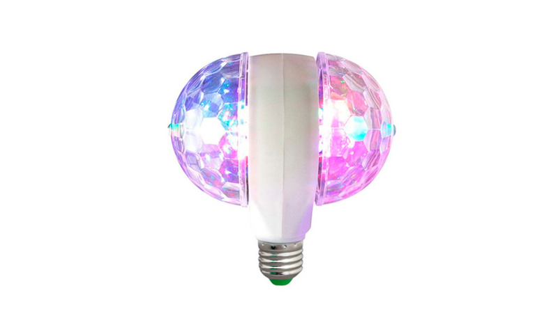 Foco Bolichero RGB Doble