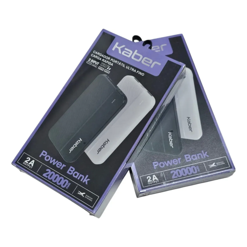 Powerbank Portátil 20000mah KABER