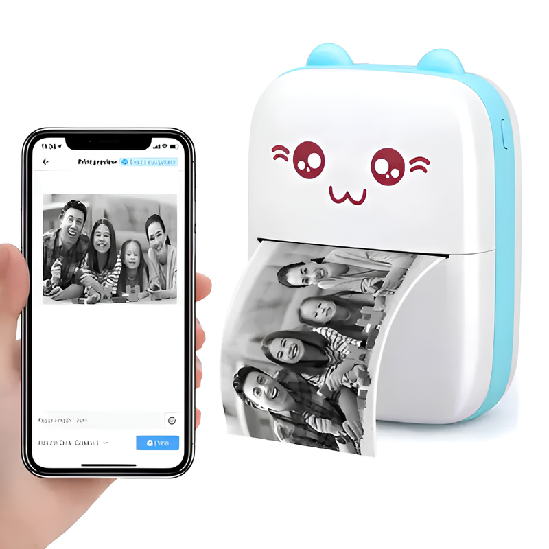 Mini Impresora Térmica Inalámbrica Portátil