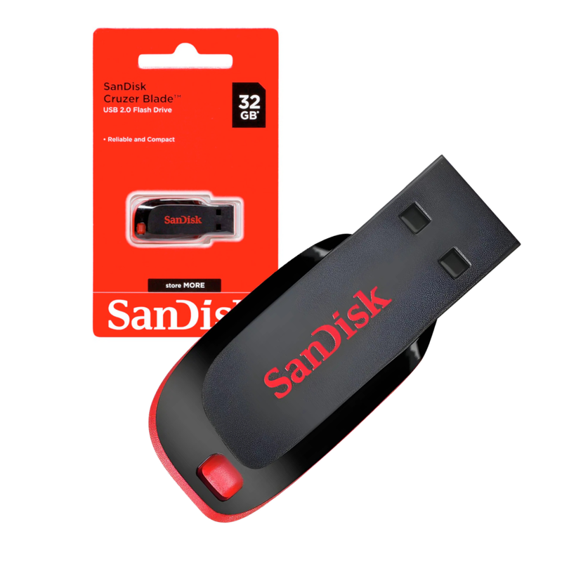 Pendrive SanDisk Cruzer Blade 32GB USB 2.0