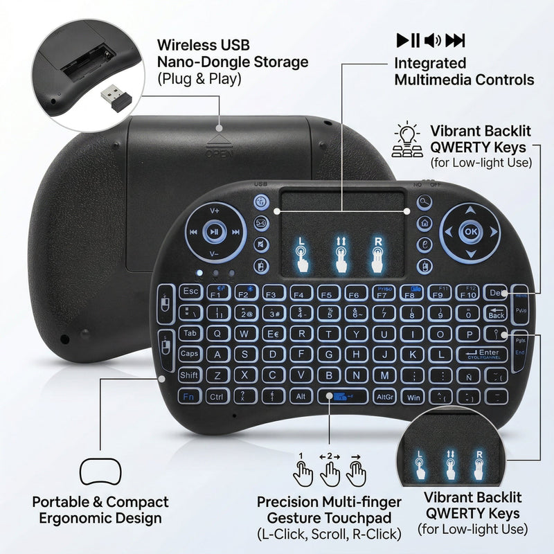 Teclado Mini Retroiluminado SMART