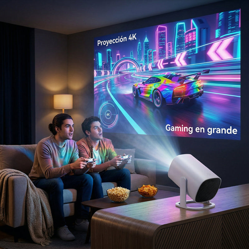 Proyector 4K Consola Gamer.