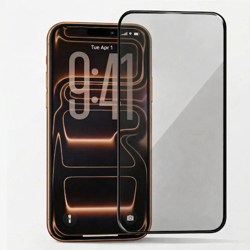 Vidrio Templado Reforzado 9D para iPhone 15 Pro Max