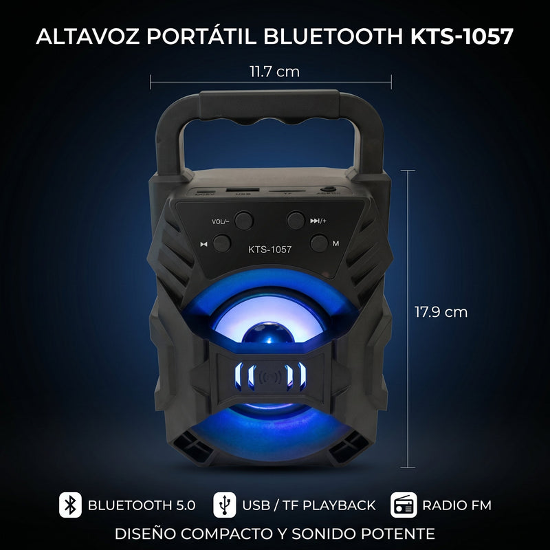 Parlante Inalámbrico Bluetooth 3" KTS-1057