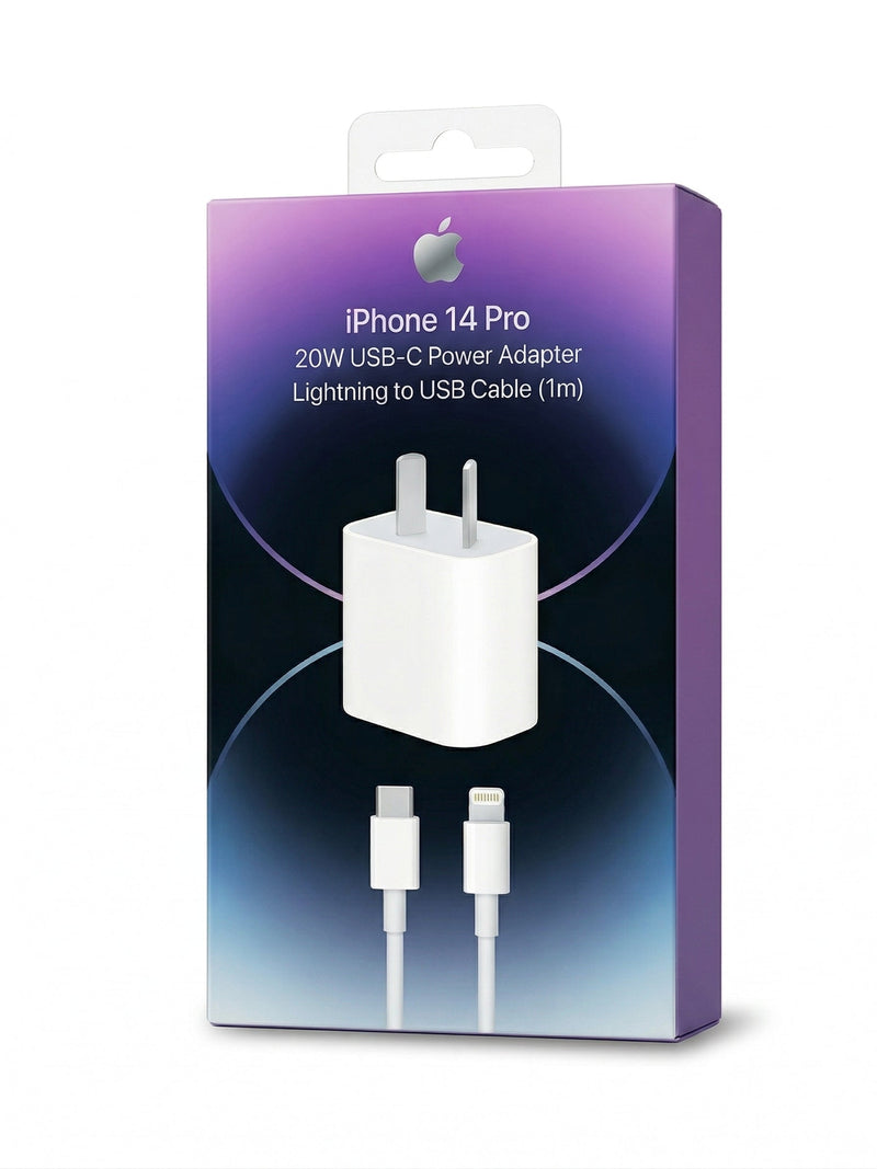 Cargador Rápido USB a Lightning 20W iPhone