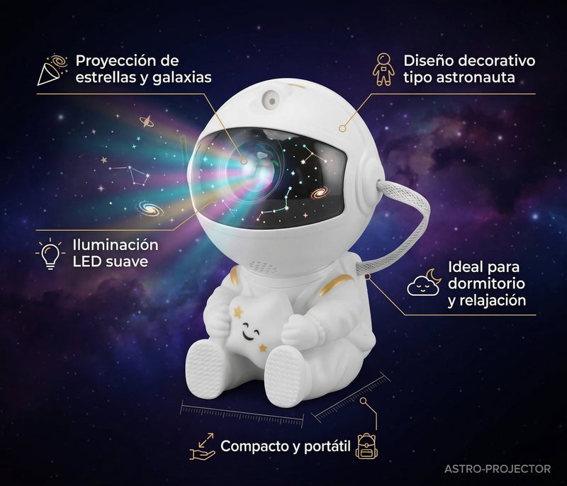 Astronauta Mini Proyector