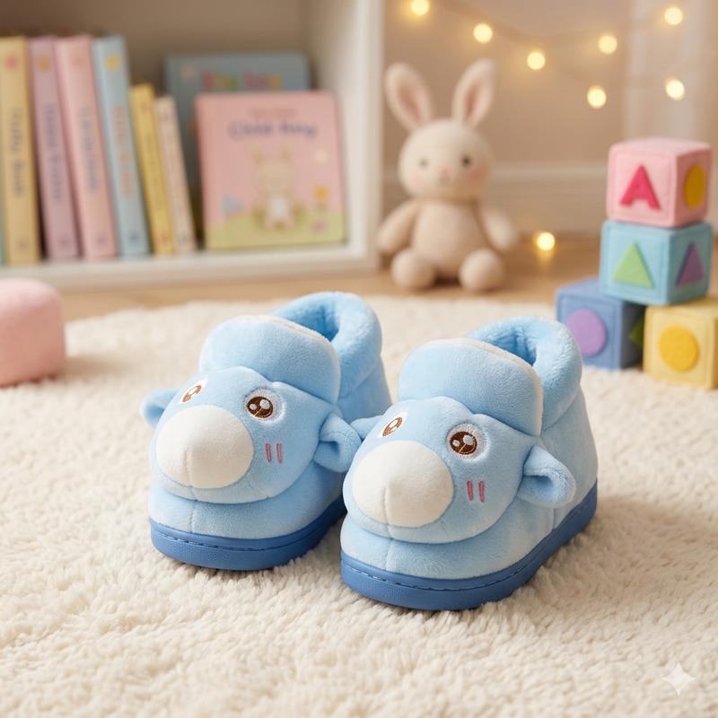 Botitas Pantubotas para Bebé – Pantuflas Abrigadas y Antideslizantes