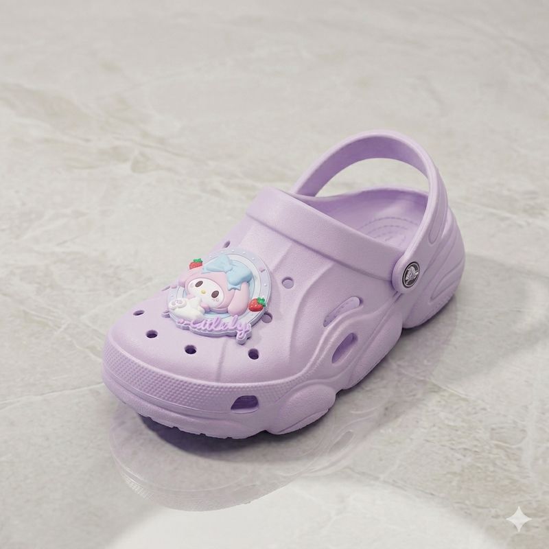 Crocs Infantiles Hello Kitty – Calzado Cómodo y Seguro para Niñas