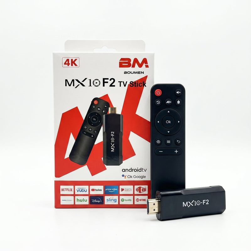 TV Stick MX10 F2 Android 4K