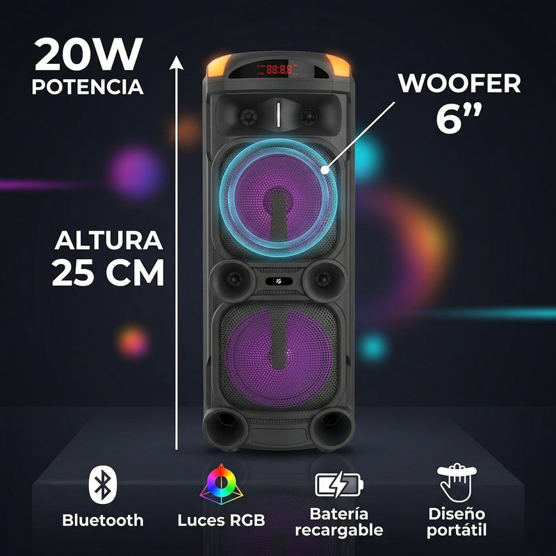 Parlante Inalámbrico Bluetooth KTS-1940