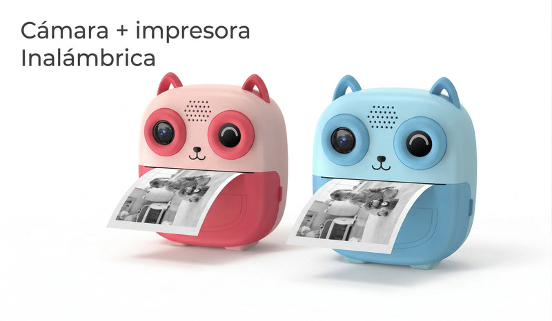 Cámara con Impresora para Niños