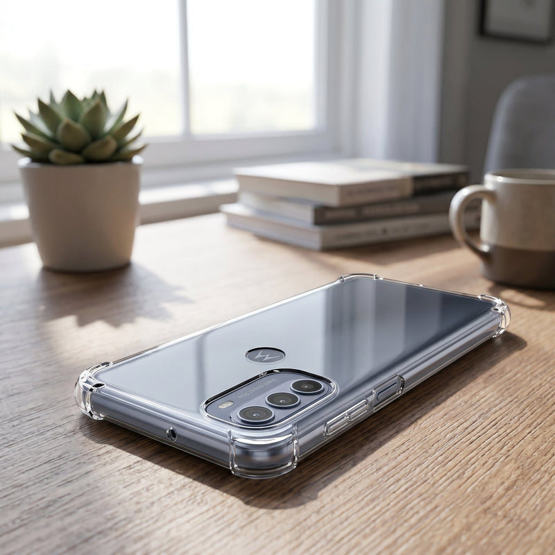 Funda Transparente Antishock Motorola G60