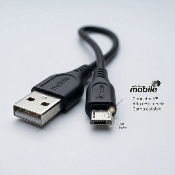 Cable USB Mobile 1.2Mts. (Micro V8)