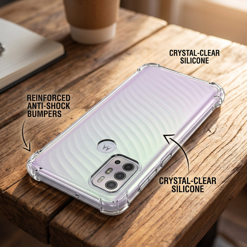 Funda Transparente Antishock Motorola G10