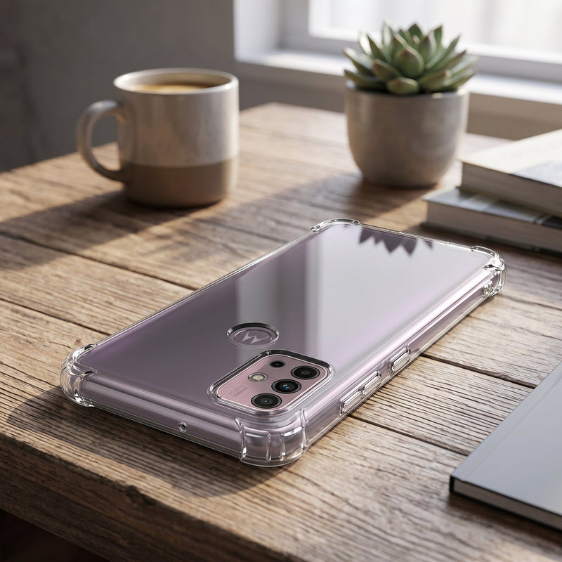 Funda Transparente Antishock Motorola G30