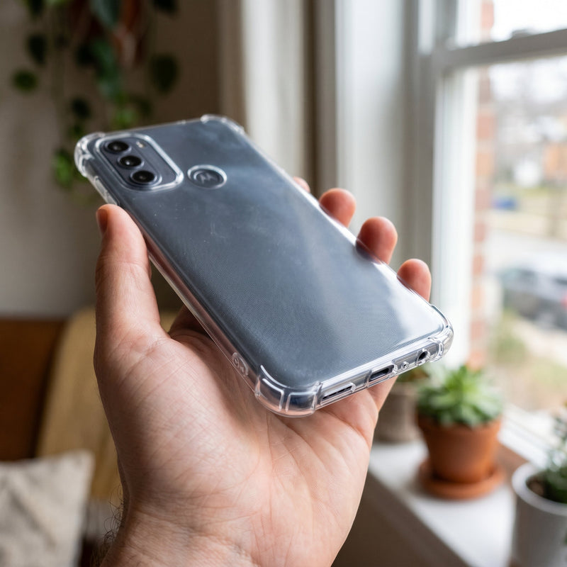 Funda Transparente Antishock Motorola G31