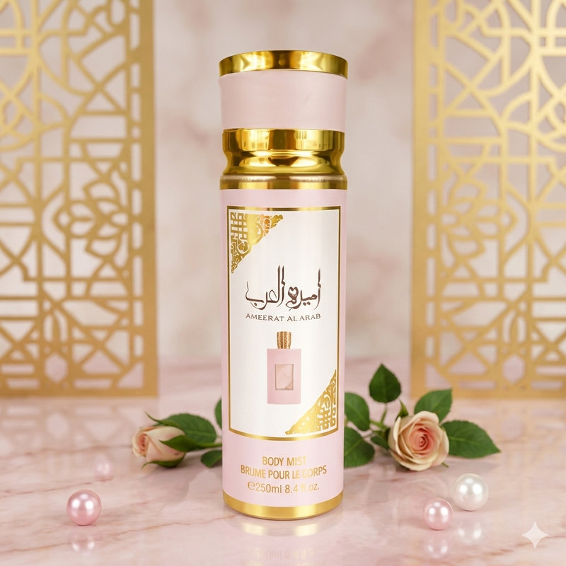 Perfume Body Splash Ameerat al Arab Prive Rose 100 ml