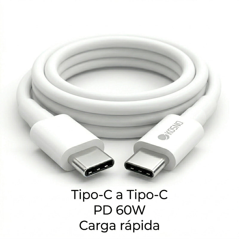 Cable USB-C Kosmo 60W (Tipo C)