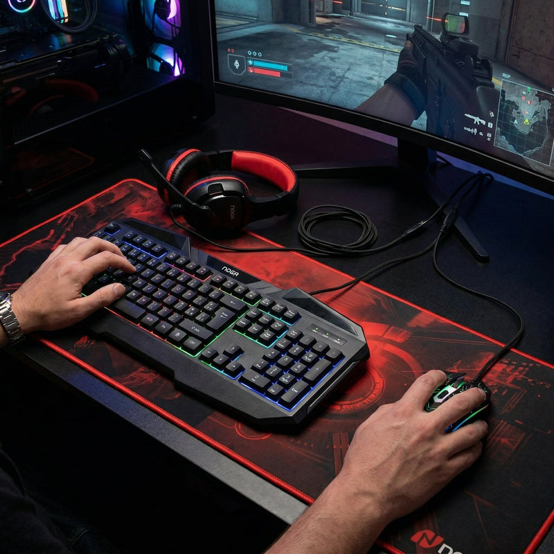 Combo Gamer Noga 4 en 1 RGB