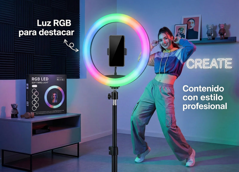 Aro de Luz Led RGB