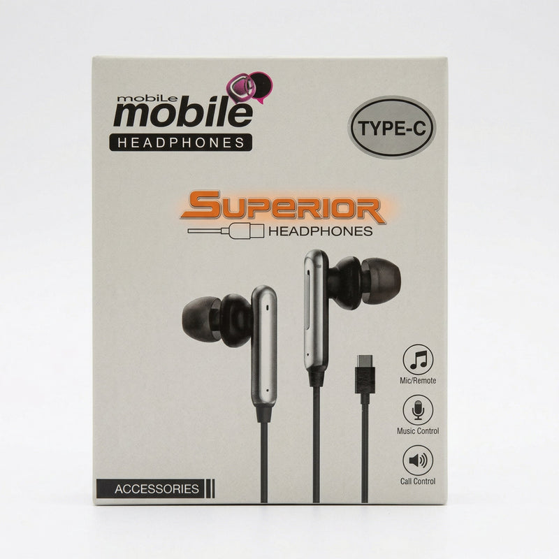 Auricular con Cable Tipo-C Mobile Superior