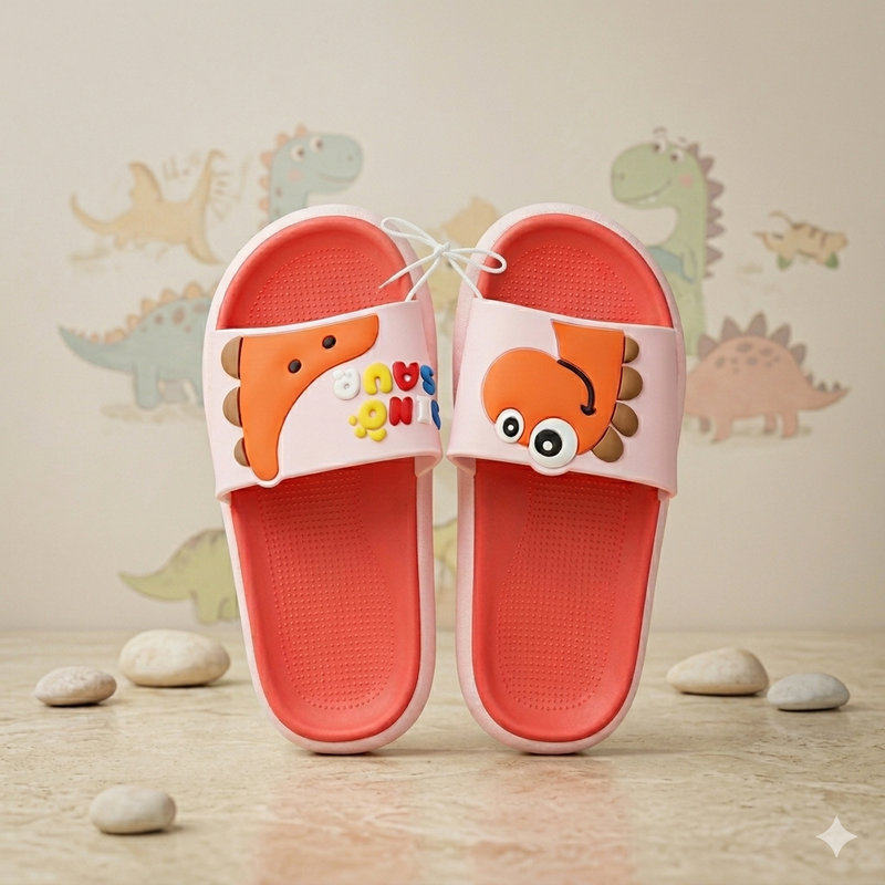 Ojotas Infantiles Dino – Sandalias Antideslizantes, Cómodas y Divertidas