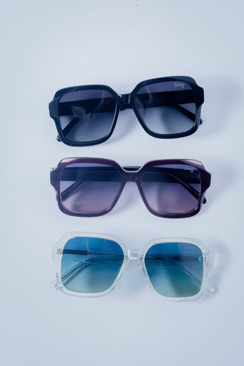 Gafas de Sol Cuadradas Modernas con Lente Degradado y Protección UV