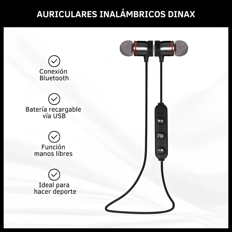 Auricular Inalámbrico Bluetooth Sport Común