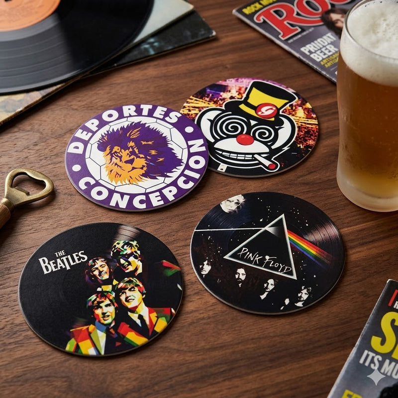 Posavasos Circular Polímero Personalizados