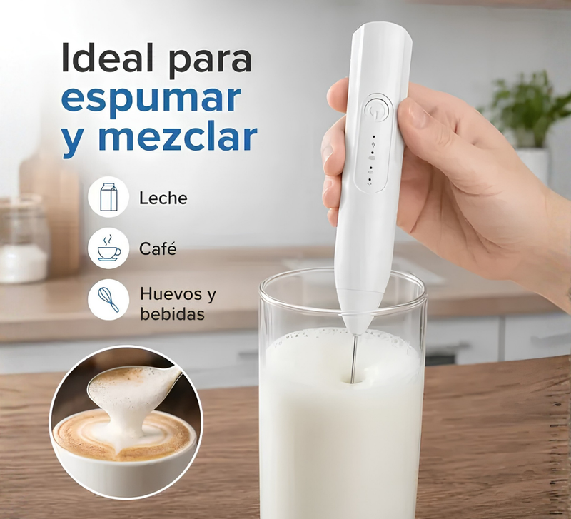 Batidor de Café Recargable