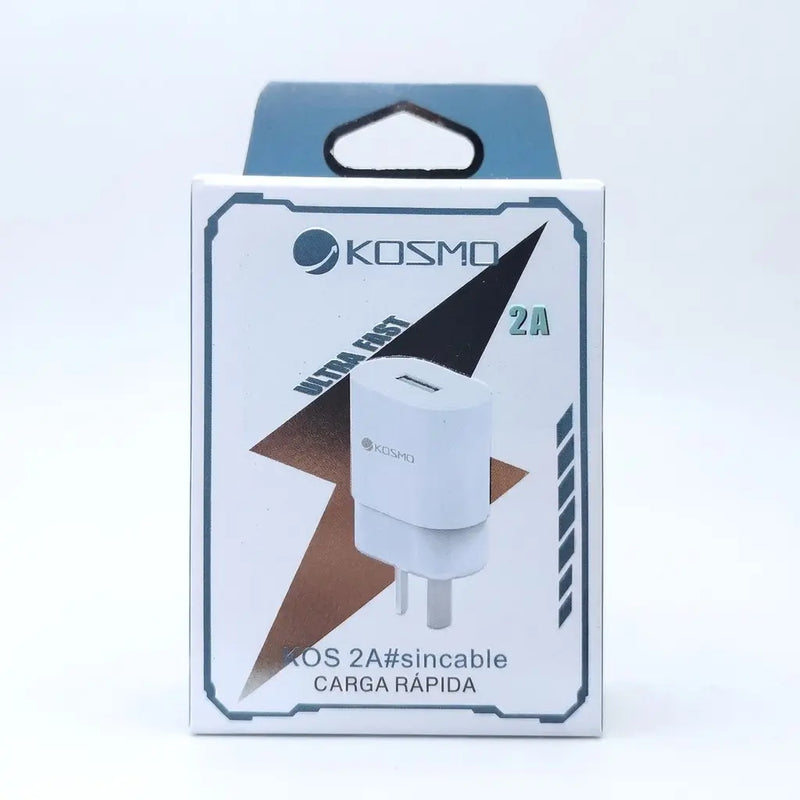 Cabezal de Cargador USB 2A – Kosmo