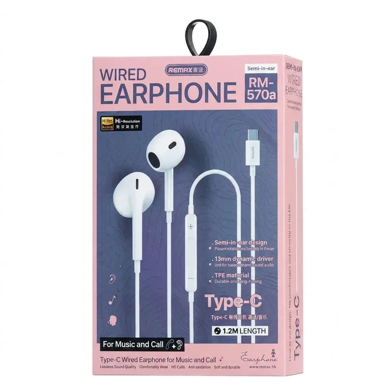 Auricular ficha C RM-570A REMAX
