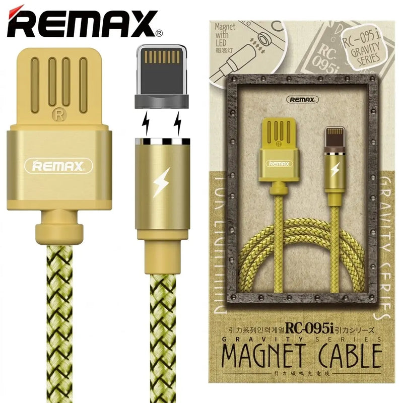 Cable Premium USB Magnético REMAX RC-095i Ficha Iphone