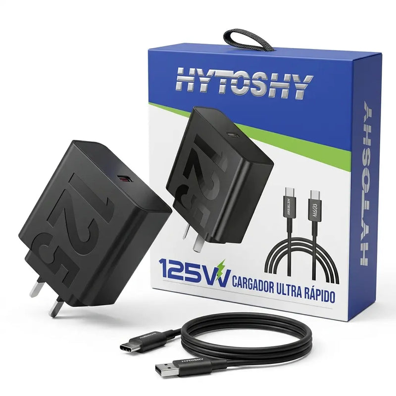 Cargador Ultra Rápido Hytoshy 125W